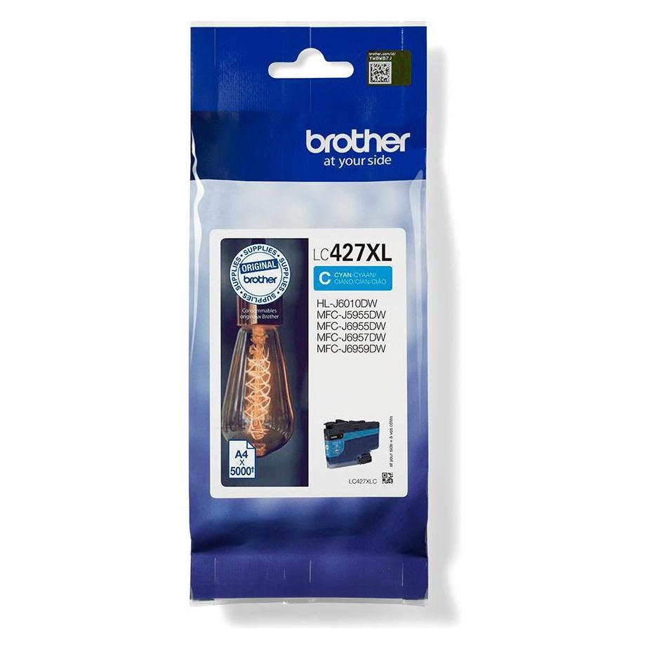 Brother LC-427XLC ink cartridge 1 pc(s) Original High (XL) Yield Cyan (LC-427XLC)