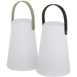 Boltze Tischleuchte Modula, 2er, 20 cm, Ø 13,8 cm