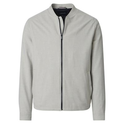 Blouson VENTI "VENTI Blouson uni", Herren, Gr. 50, beige, 67% Polyester, 29% Viskose, 4% Elasthan, Jacken Blouson