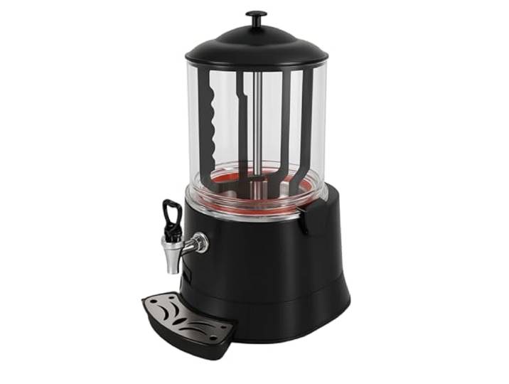 Machine à Chocolat Chaud Professionnelle 10L - Température 30 à 90°C - Mélangeur Intégré - Distribution Facile - 400 W