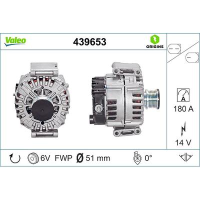 Valeo Generator [Hersteller-Nr. 439653] für Mercedes-Benz