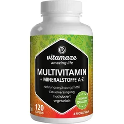 Multivitamin Kapseln Hochdosiert 120 ST