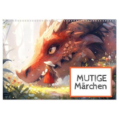 Mutige Märchen (Wandkalender 2027 DIN A3 quer), CALVENDO Monatskalender