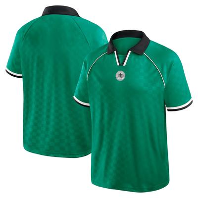 Fußballtrikot FANATICS "Fanatics Trikot DFB Deutschland Retro Fashion Jersey", Herren, Gr. XL, grün (mehrfarbig), 100% Polyester, Trikots Fußballtrikot