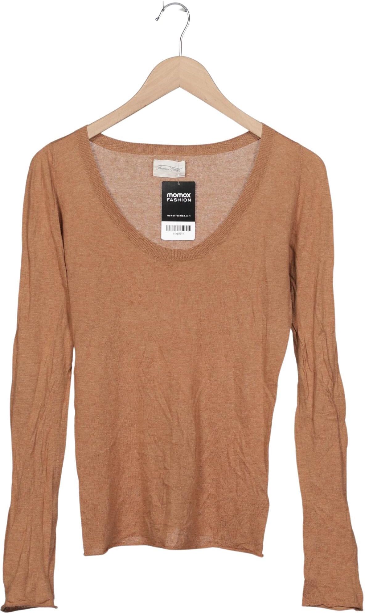 American Vintage Damen Pullover, Braun, Gr. 8Xl, Baumwolle - Second Hand