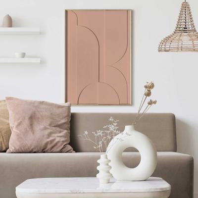Wandbild REINDERS "Puzzeled - terra/nude", braun (farbe bild(er): braun), B:50cm H:70cm T:3cm, Holzwerkstoff, Bilder