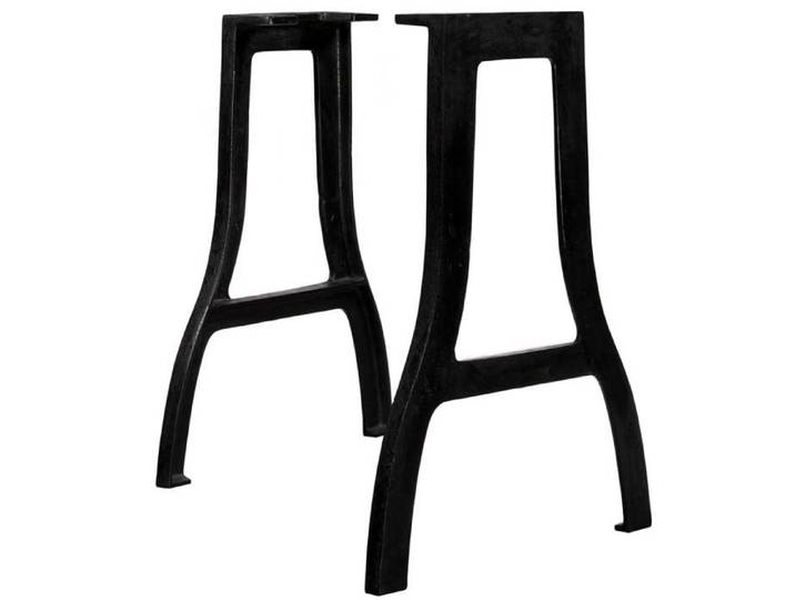 Luxueux Best* Pied de table de salle à manger - Support de Table - 2 pcs Cadre en A Fonte *juin361678