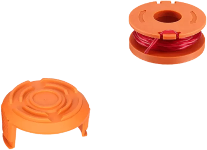 INF Bobines de rechange avec fil de coupe pour coupe-herbe Worx WA0010, paquet de 6