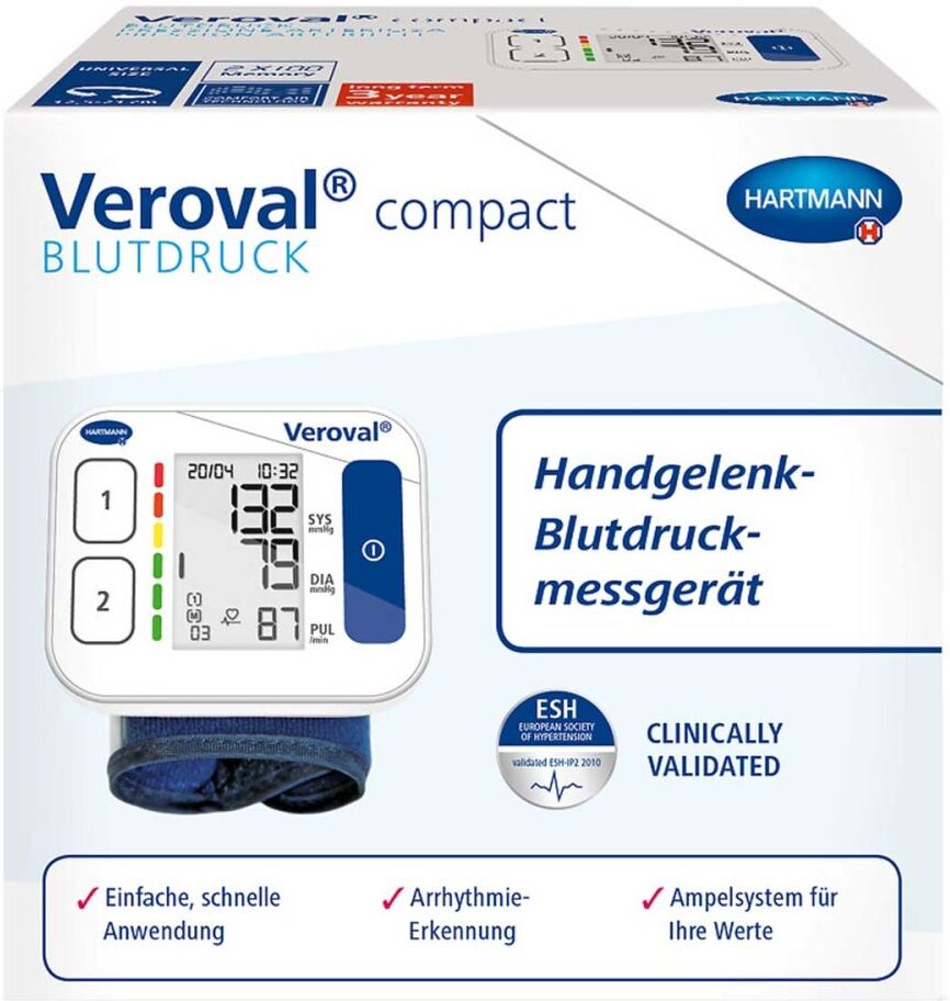 Veroval compact Handgelenk-blutdruckmessgerät 1stk