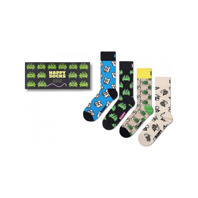 Happy Socks giftbox 4P sokken happy animals multi