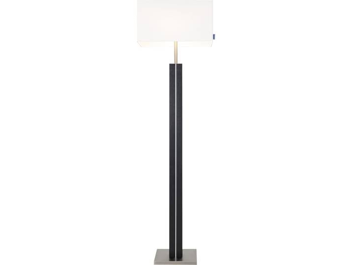 HERZBLUT Designer-Stehlampe Dana Q Metall/Holz schwarz/weiss H 160 cm 3x E27