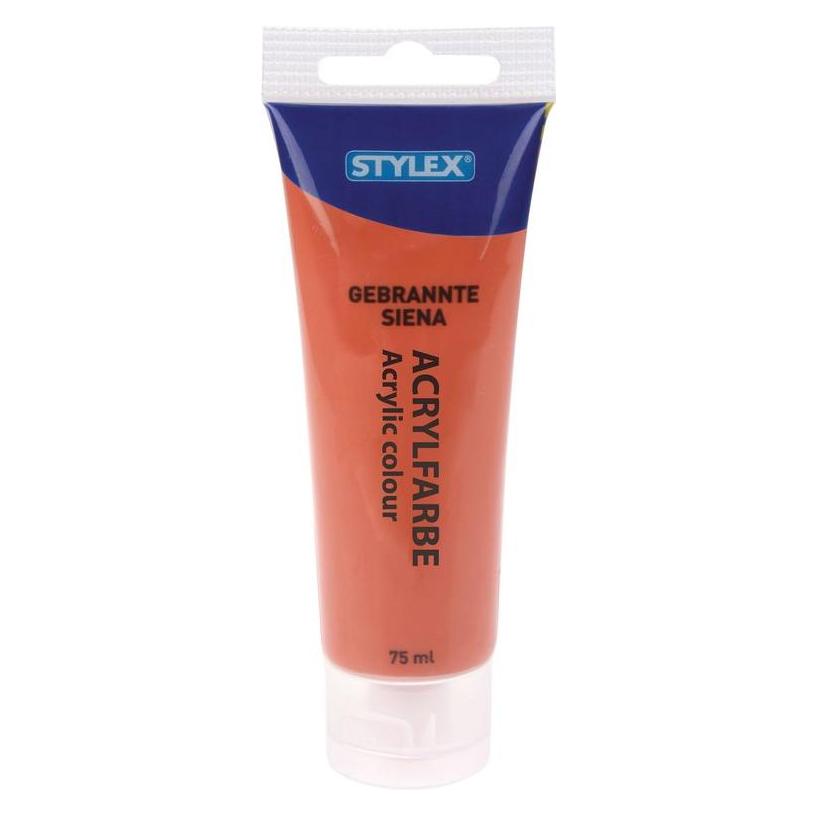 Stylex Acrylfarbe gebrannt siena (75 ml) (28647)