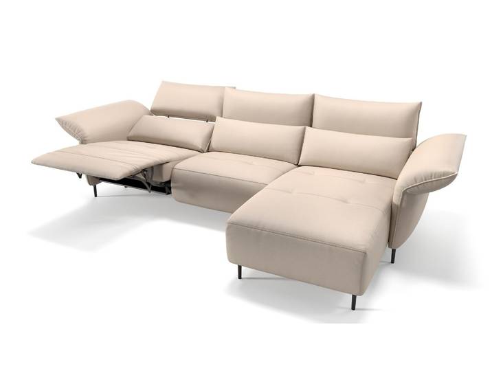 Leder Ecksofa BOSA L-Form Herz-Waage-Funktion Designersofa Polstergarnitur Polsterecke