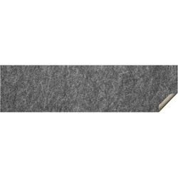 VEVOR Teppichbelag, 635x2400mm, Teppichfliesen, schützende Polsterung aus Gummi für Teppiche, 6mm dick – Anti-Rutsch-Matte aus Filz mit doppelter Oberfläche, Bodenbelag, sicher für alle Böden, grau
