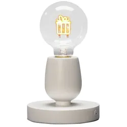 Konstsmide Weihnachtsbeleuchtung  LED Tischleuchter Geschenk weiß Timer