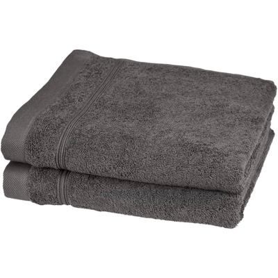 Handtücher ROSS "Rubin", grau (schiefer), B:50cm L:100cm, Frottier, Baumwolle, Handtücher, 100% Baumwolle