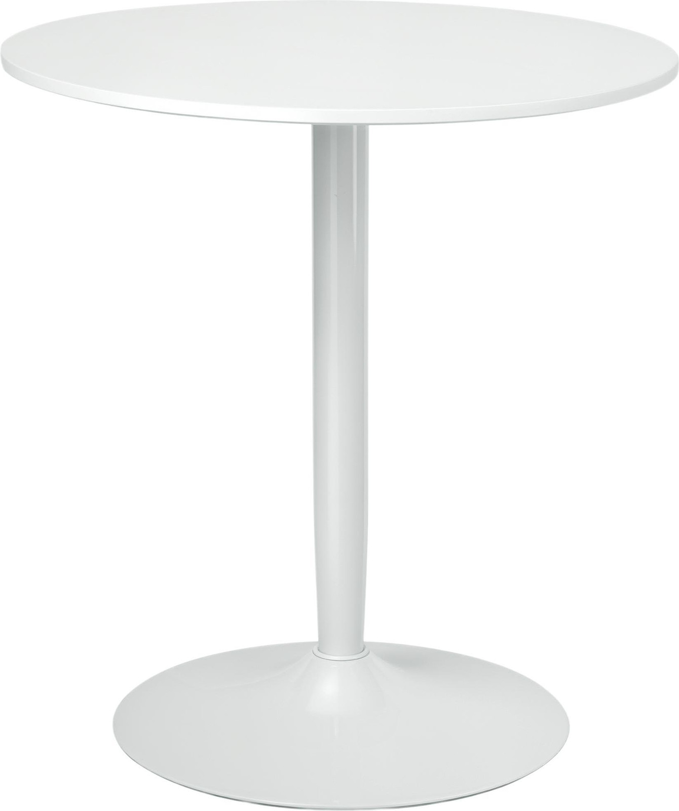 HOMCOM Ronde eettafel van rundleer voor 2 personen
