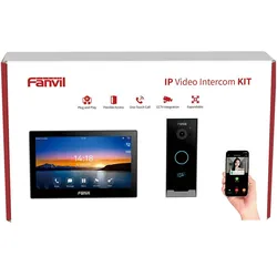 Fanvil, Klingel + Türsprechanlage, VIK-01 (App, Kabelgebunden, WLAN)