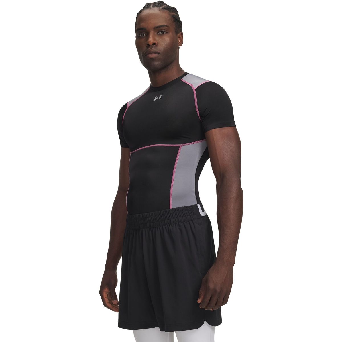 Under Armour HG Elite Comp SS black reflective (012) XXL 6015382-012008