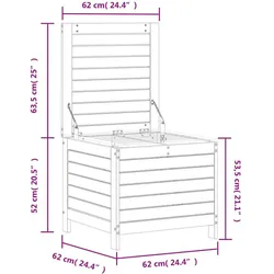 vidaXL, Gartenlounge, Fakonina (Hoher Hocker)