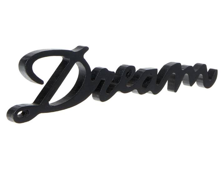 Schriftzug magnetis. Dream schwarz
