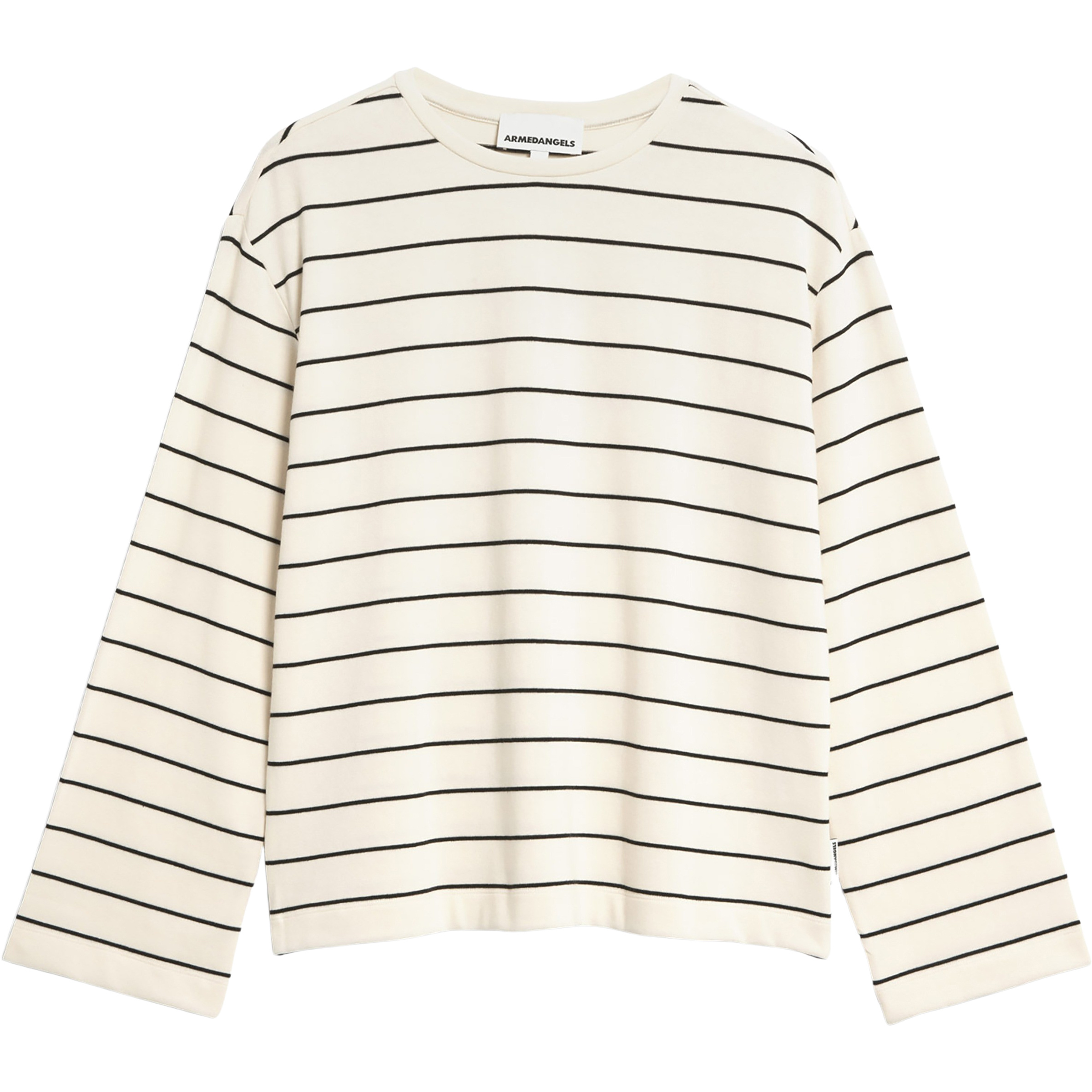 Armedangels Marynaa Fine Stripe Damen Longsleeves weiss Größe S Lifestyle Elastisch