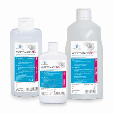 Dr. Schumacher Aseptoman Gel Händedesinfektion - 20 x 150 ml - Handdesinfektionsmittel