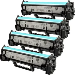 4 Kompatible Toner ersetzt HP W1350X 135X Multipack schwarz