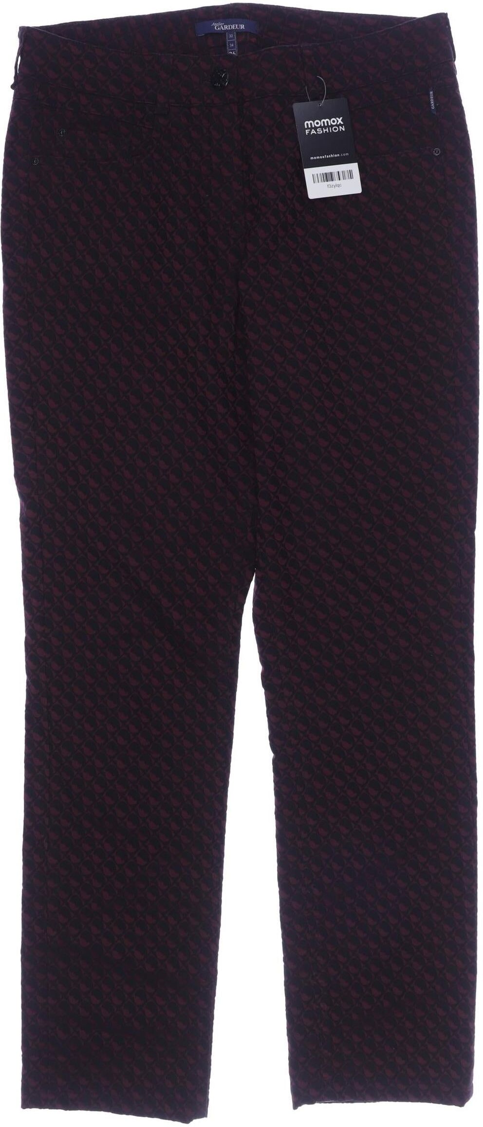 Atelier Gardeur Damen Stoffhose, Bordeaux, Gr. EU 36, kein / Etikett - Second Hand