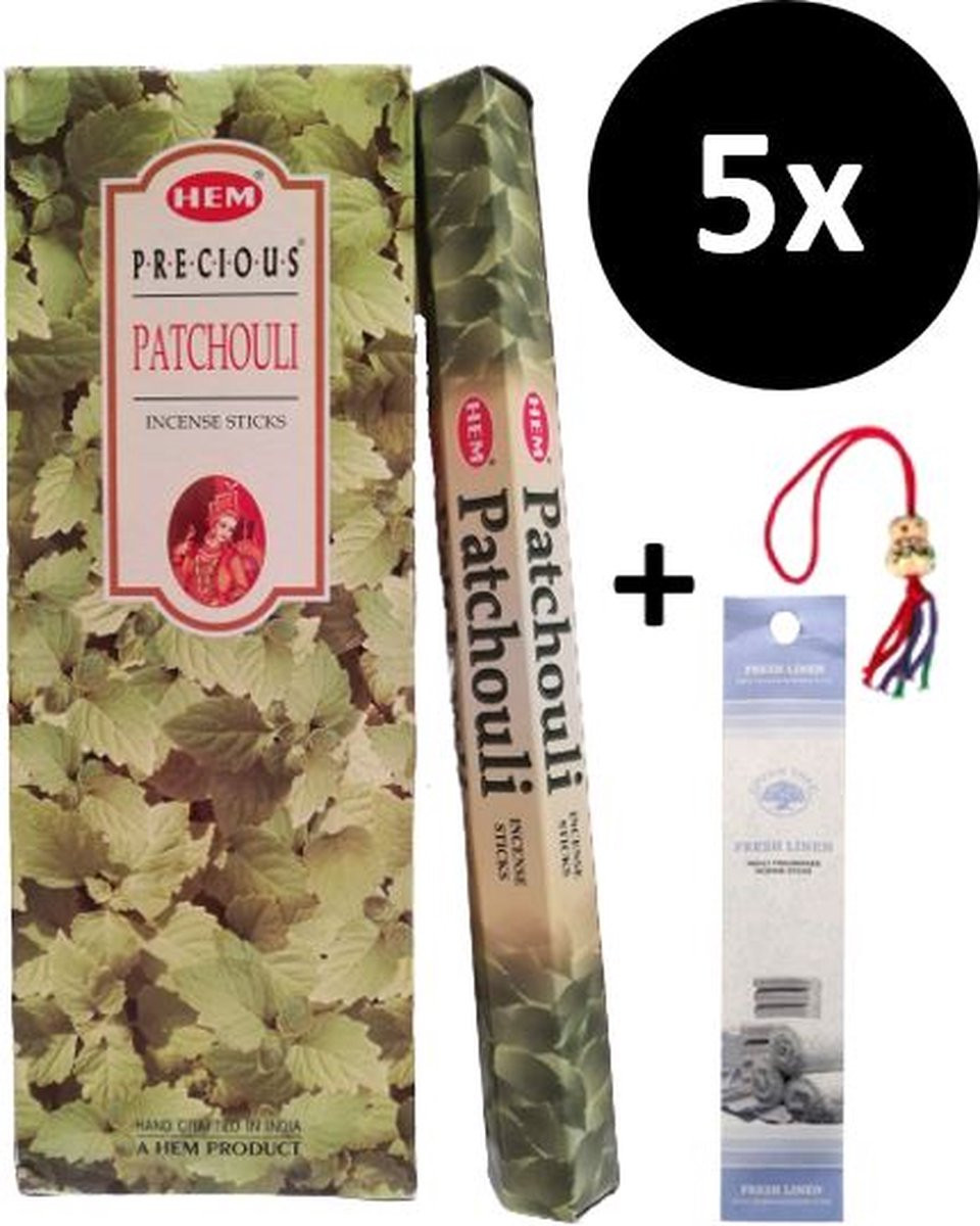 Wierookstokjes Patchouli - 105 stuks met gelukspoppetje