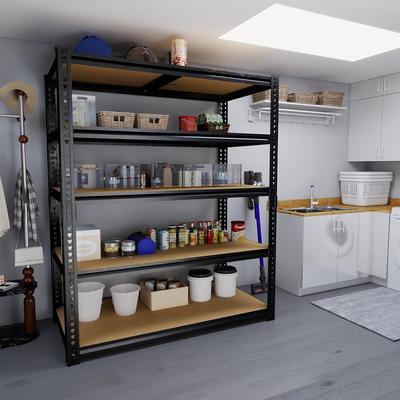 AISWORD "40""W Garage Shelving Unit,5 Tier Storage Racks and Shelving,Heavy Duty Metal Adjustable Shelves"