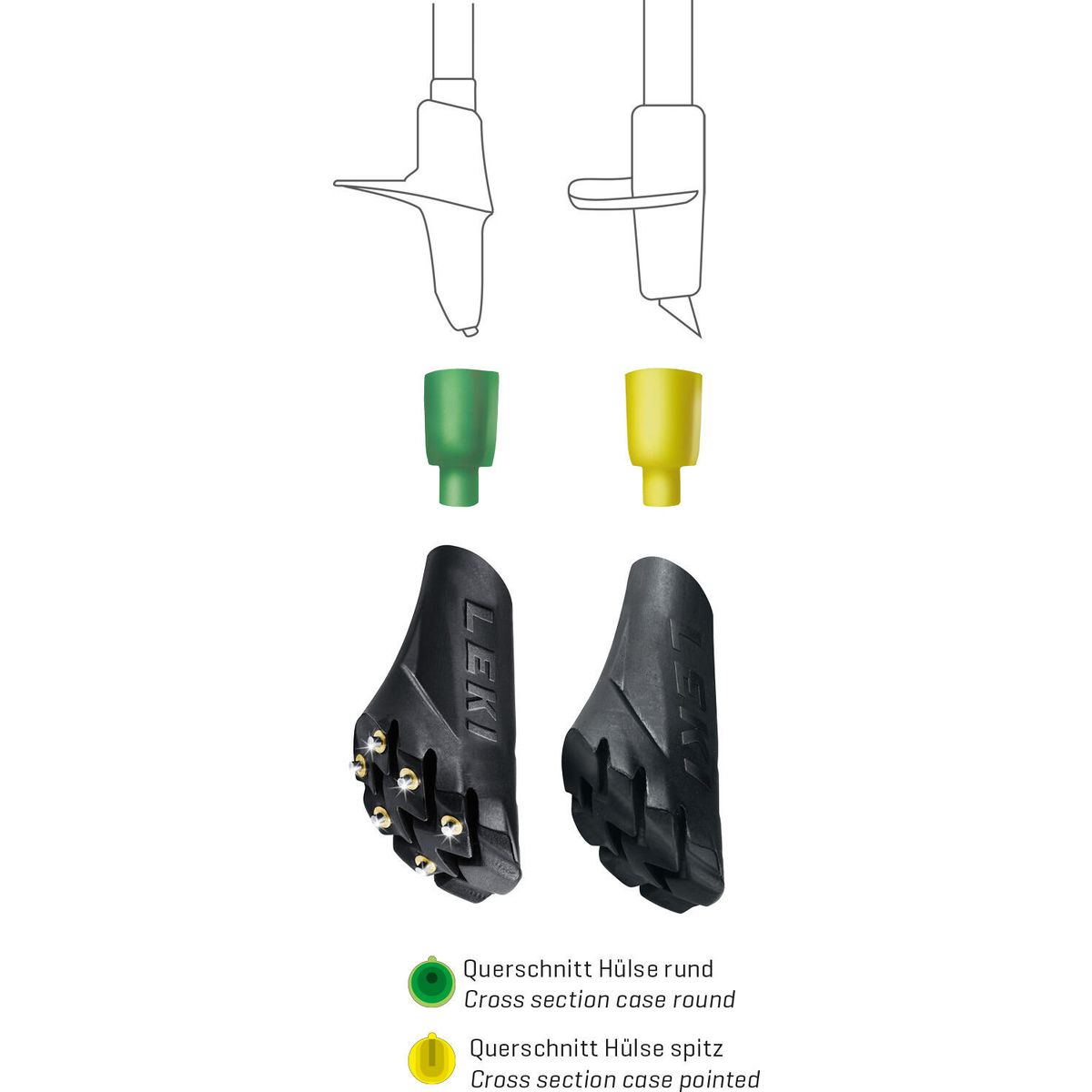 LEKI Power Grip Pad Walking Multi System black Einheitsgröße 882410103