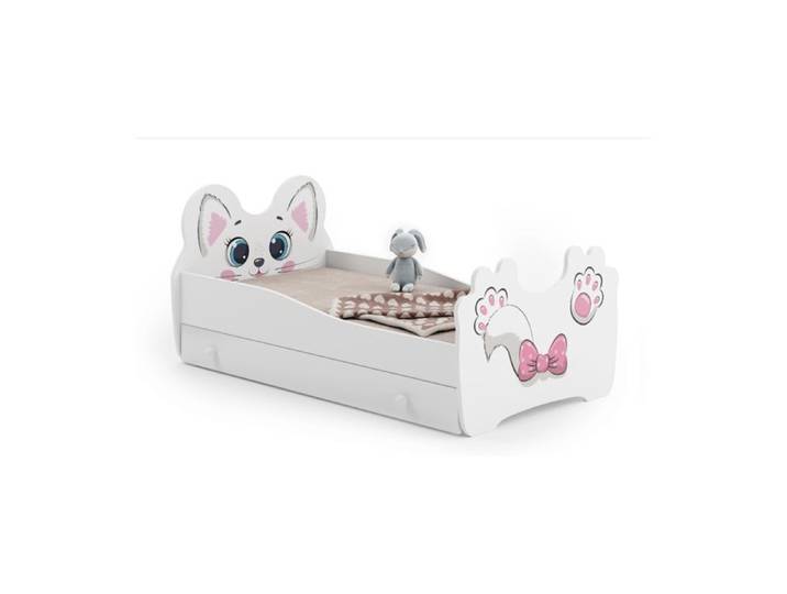 Lit enfant + sommier + matelas + tiroir taille 140x70