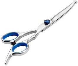 Uplift Essentials 6 Inch Pet Grooming Scissors Safe Round Tip Dog Hair Trimming Shears For Teddy Dogs And Cats upper Bending