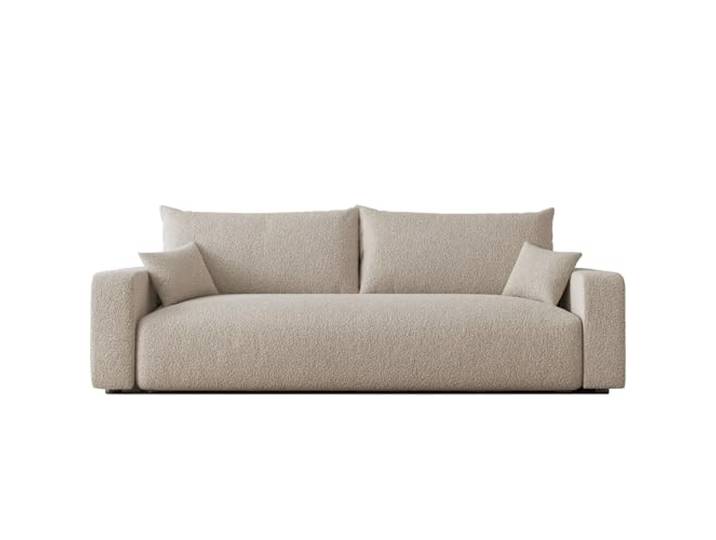 IDOHOME Schlafsofa mit Bettkasten 246x93 - Sofa Boucle - 3 Sitzer Sofa mit schlaffunktion - Couch mit Schlaffunktion - Wohnzimmer Couch - Schlafcouch