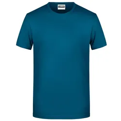Basic T-Shirt "8008" - S - petrol