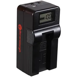 Berenstargh Synchron USB Ladegerät f. Caplio NP-80 RDC RDC1500 RDC-1500 RDC6000 RDC-6000 RDC7 RDC-7 (Kamera Akku Ladegerät), Kamera Stromversorgung, Schwarz