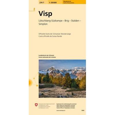 274T Visp Wanderkarte, Sonstige von Bundesamt für Landestopografie swisstopo, Swisstopo, 978-3-302-30274-4