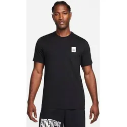 NIKE Herren Fanshirt M NK TEE ST 5, Größe M in Weiß Weiß