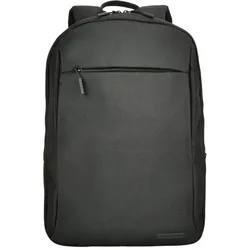 Conceptronic CAEDIX01B Laptop-Rucksack 15,6", 15,6 Zoll Notebook-Rucksack, professioneller Reiserucksack für 13/14/15,6 Zoll Laptops, hergestellt aus recycelten Materialien