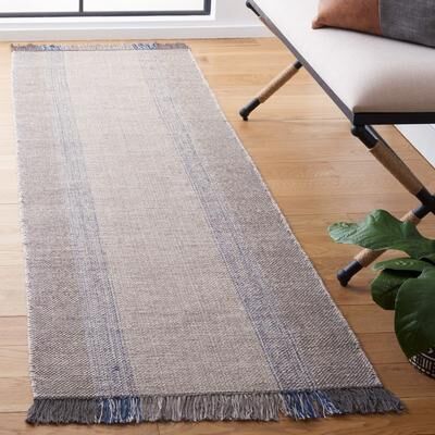 SAFAVIEH Flatweave Montauk Annabeth Fringed Cotton Area Rug