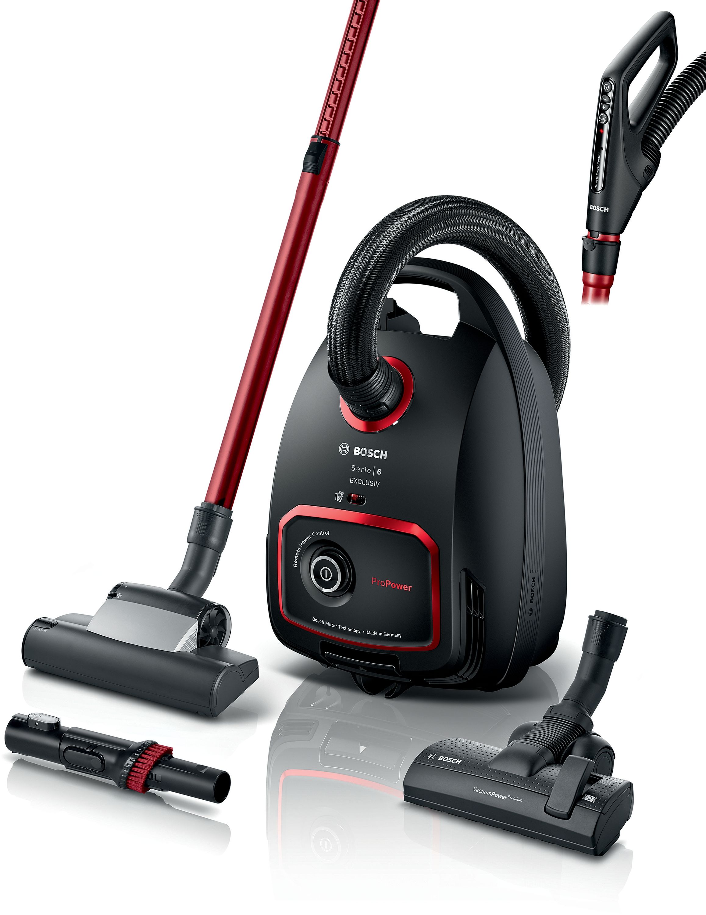Bosch Serie 6 BGB6MPOW ProPower Bodenstaubsauger mit Staubbeutel 850 W HEPA (Schwarz)