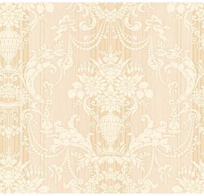 Seabrook Designs Maude Floral Chandelier Unpasted Wallpaper