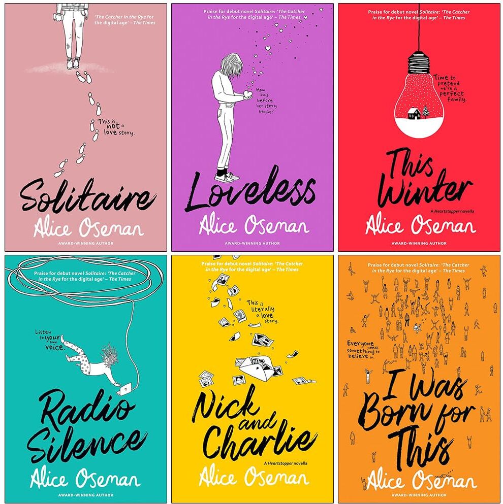 HARPERCOLLINS Alice Oseman 6 Books Collection Set – Solitaire, Loveless & YA Fiction Collection
