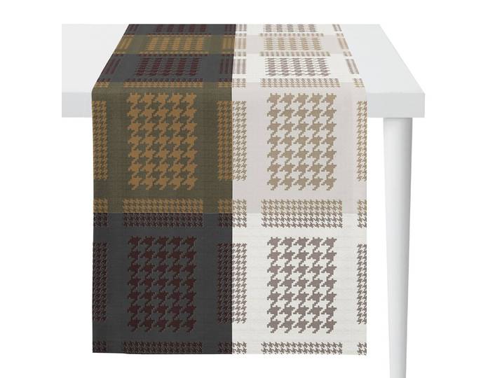 Chemin de table Alexis 44 x 140cm Marron/Marron