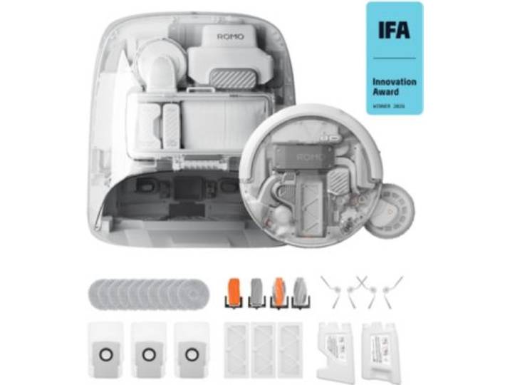Dji - Robot Aspirateur Laveur Romo P2 Combo