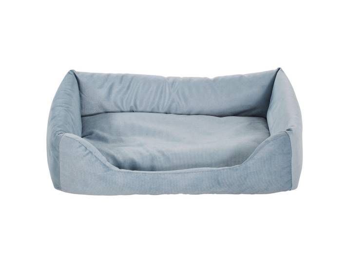 Haustierkissen 22093.125, Hellblau, Uni, rechteckig, 55x40 cm, Bezug abnehmbar und waschbar, Freizeit & Co, Tierbedarf, Hundebetten