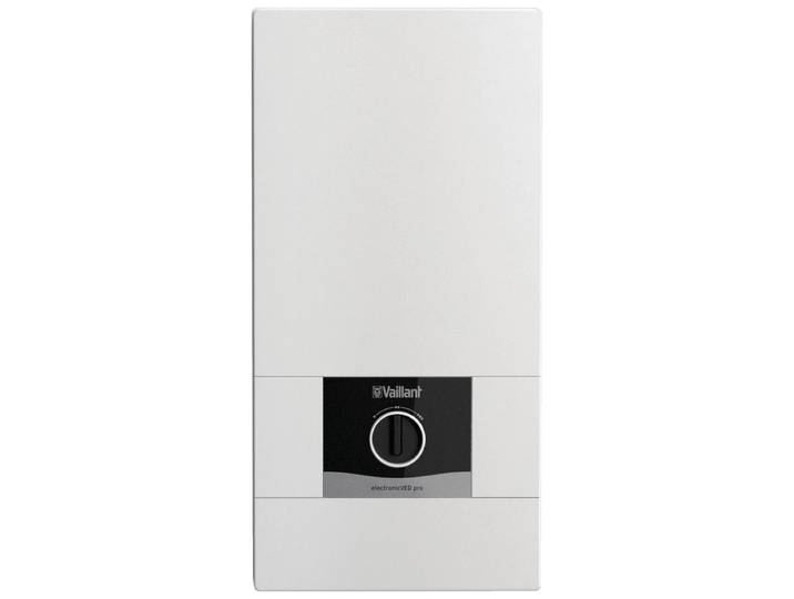 Durchlauferhitzer VAILLANT VEDE21/8PRO , weiß, B:24cm H:48,1cm T:9,9cm, Durchlauferhitzer, Durchlauferhitzer, mit extra flacher Bauweise