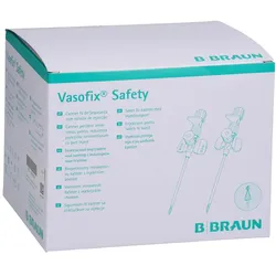 Vasofix Safety Kanüle 22 G 0.9x25 Mm Pur Blau 50 St