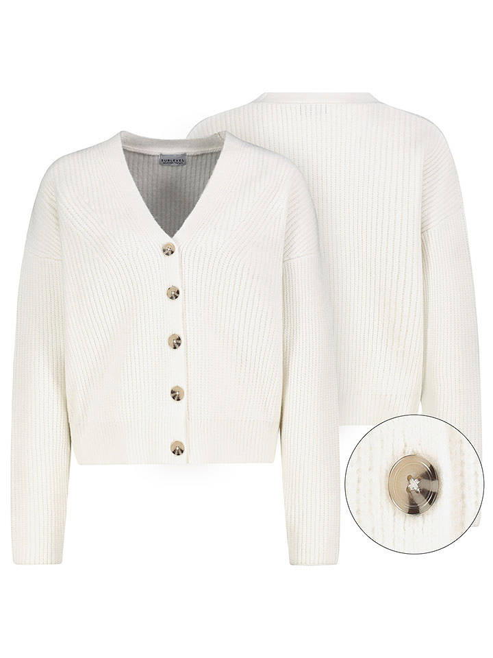Sublevel Cardigan in Weiß - M